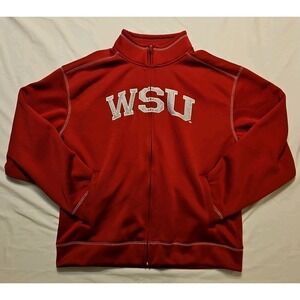 Campus Drive WSU‎ Cougars Mens Large Full Zip Embroidered Collegiate Jacket